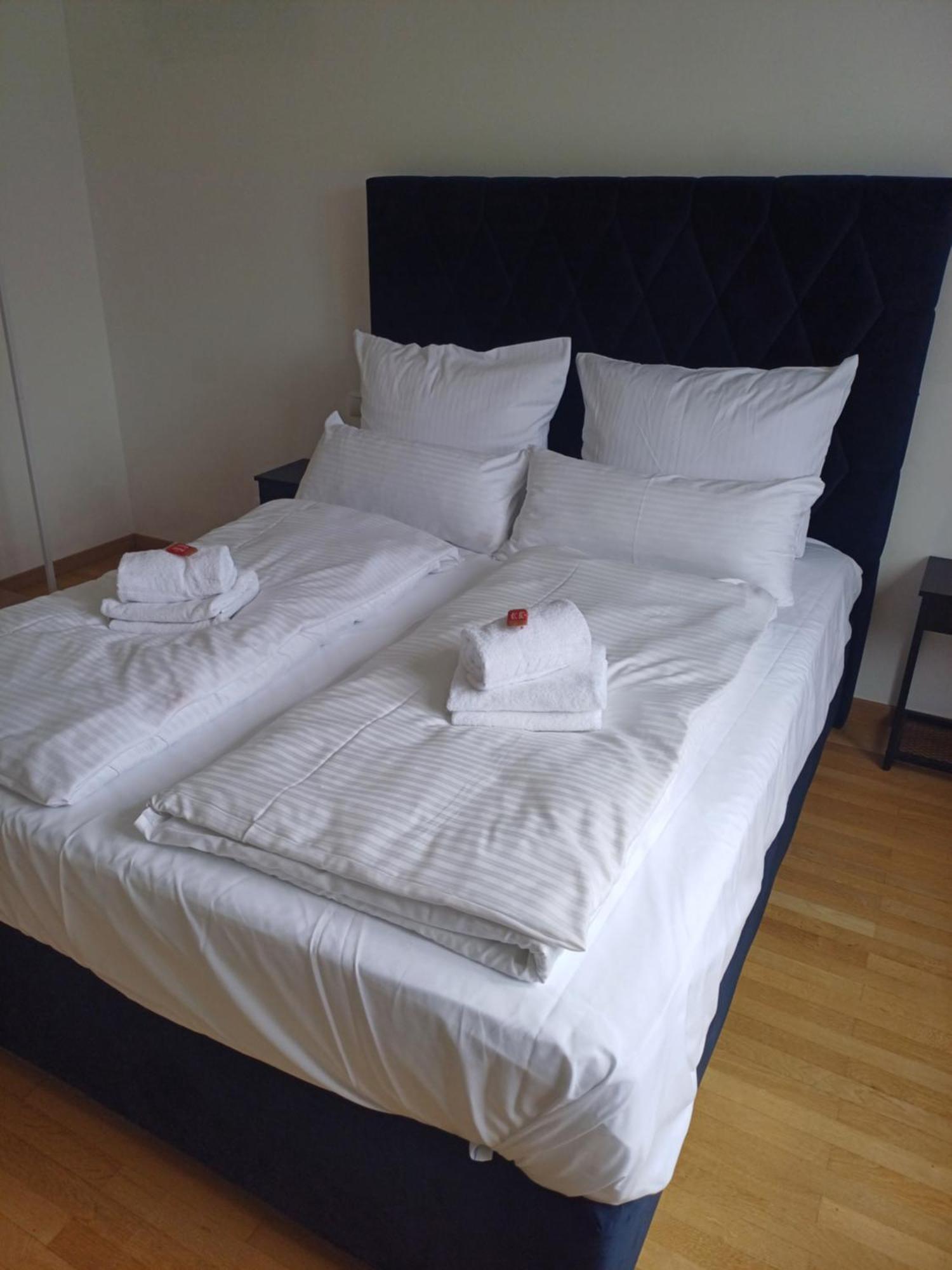 Crown Living Design Apartment - 2 Schlafzimmer - Kueche - Gratis Parkplatz - Abstellraum Fuer Fahrraeder/Ski Mader Bagian luar foto